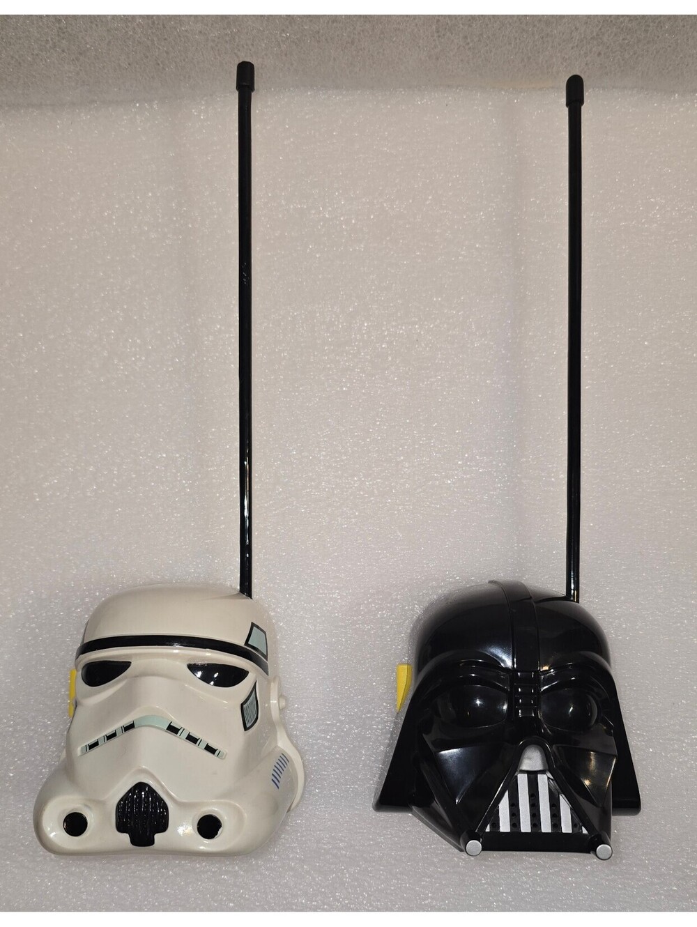 Vintage Star Wars Walkie Talkies Stormtrooper & Darth Vader Micro Games 1994